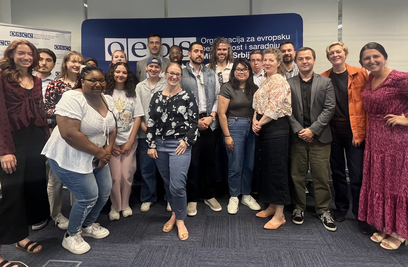 OSCE Mission to Serbia — student delegation visit