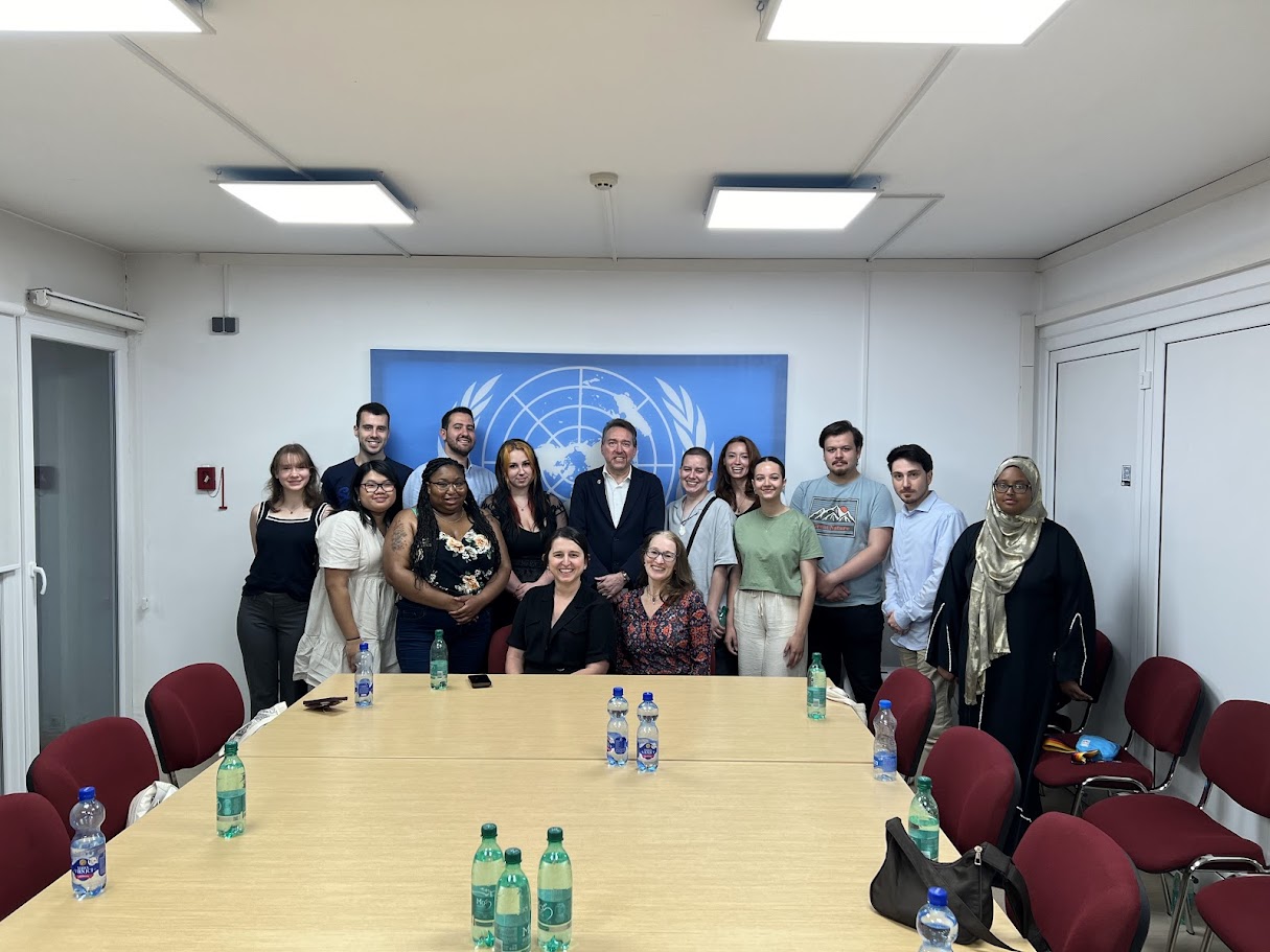 Briefing at the United Nations Office, Belgrade, Serbia